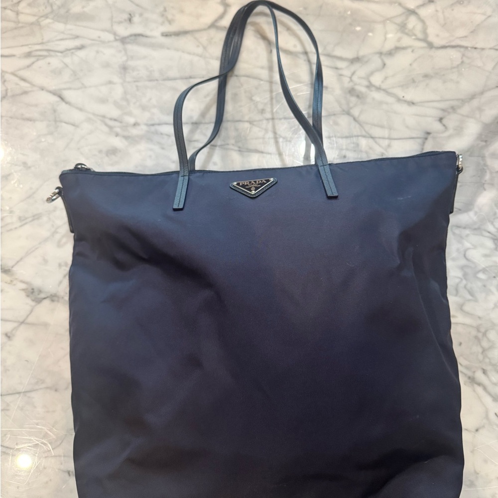 Prada Dark Blue Women's Tote Bag